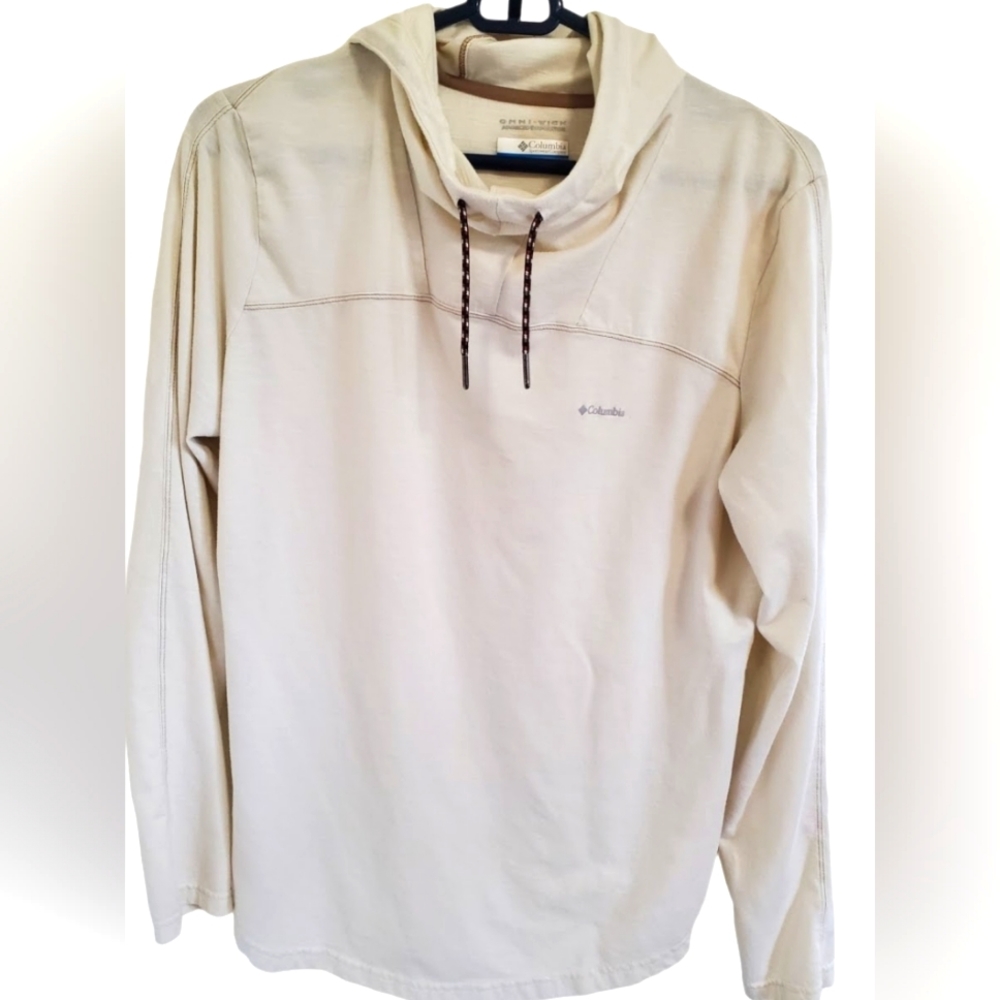 Columbia hoodie off-white Large